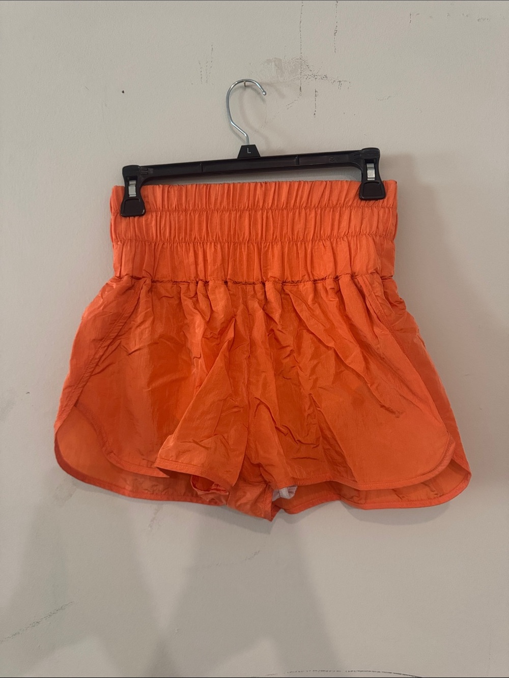 High-Waist Orange Women’s FP Athletic Shorts